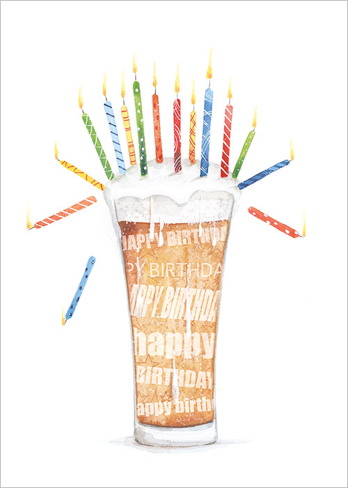 Beer Birthday Card