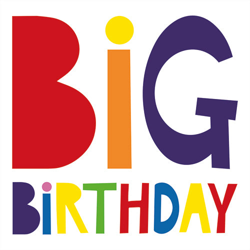 BIG BIRTHDAY Happy Birthday Card