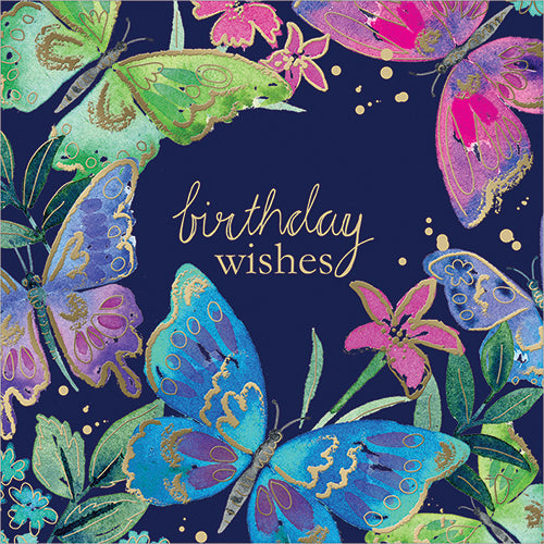 Butterfly Birthday Wishes Birthday Card